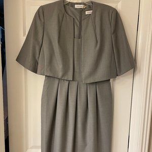 Calvin Klein dress with shrug jacket
